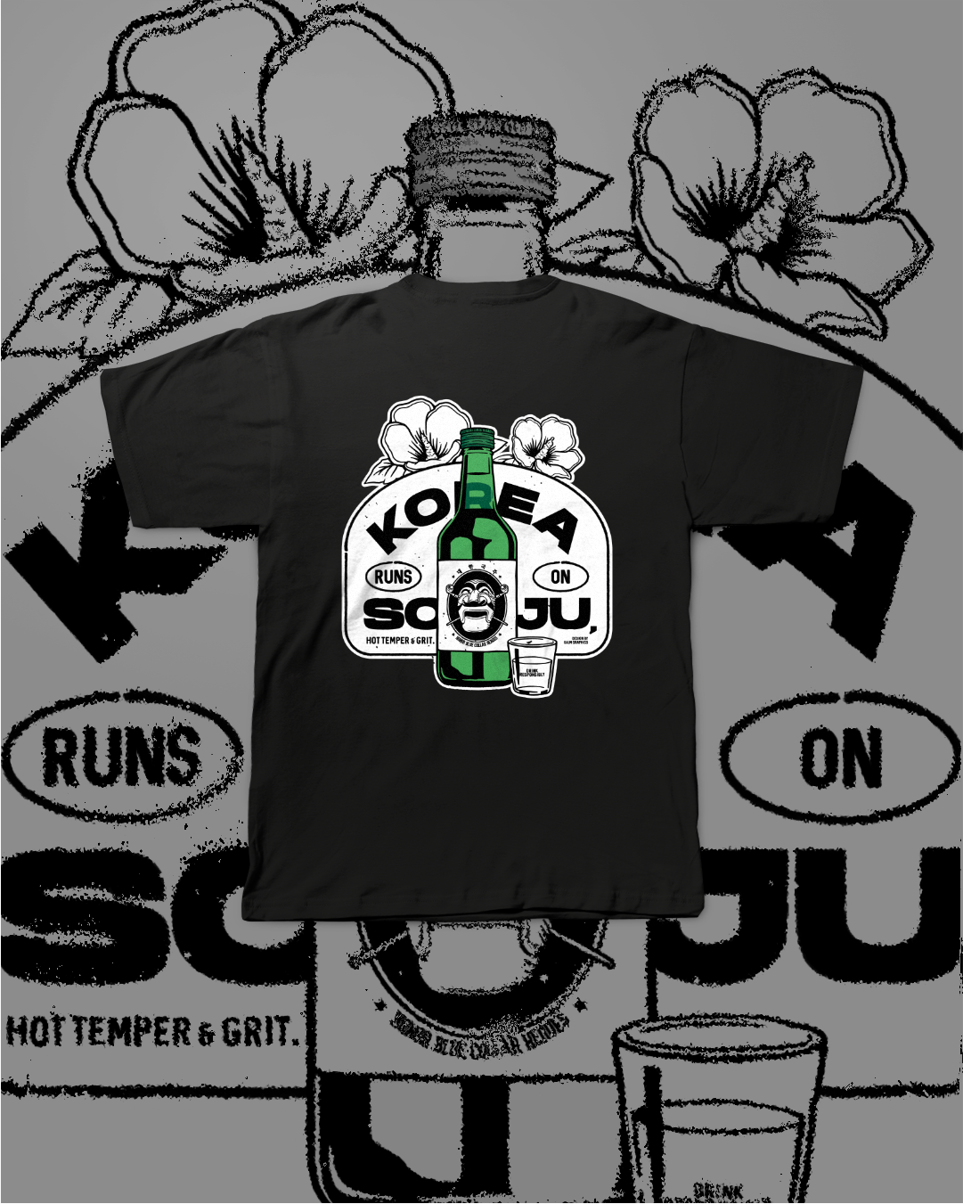 KOREA RUNS ON SOJU T-SHIRT