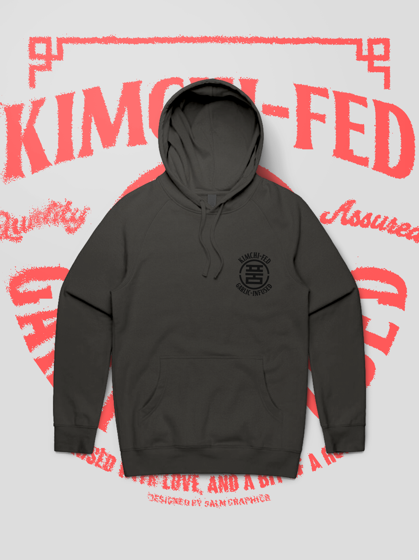 KIMCHI-FED, GARLIC-INFUSED HOODIE