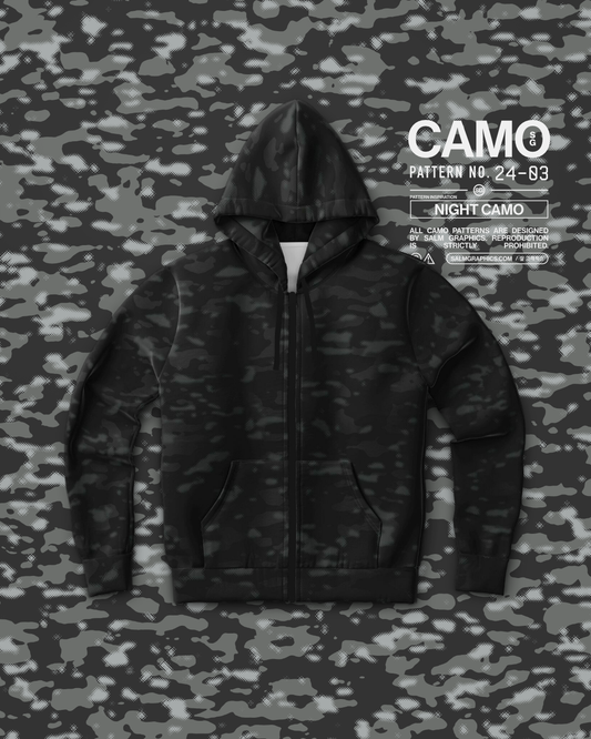 24-03 CAMO ZIP HOODIE