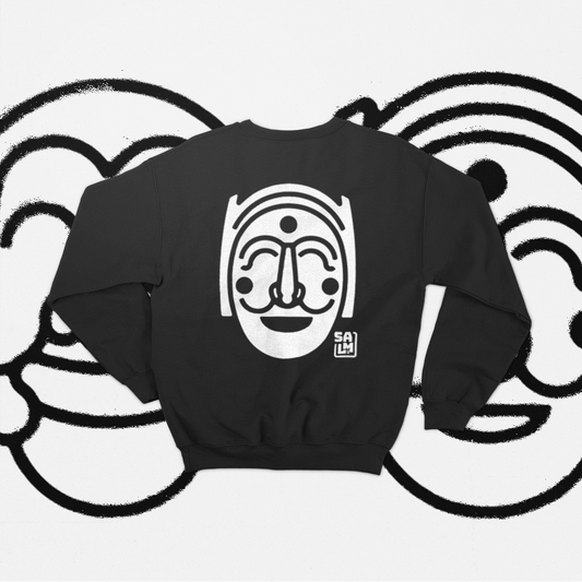 HAHOE-TAL (LADY GRAPHIC) CREWNECK_BLACK