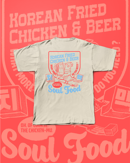 [SOUL FOOD] KOREAN FRIED CHICKEN & BEER T-SHIRT