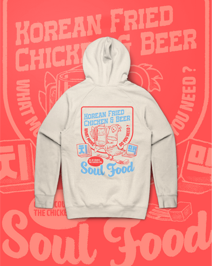 [SOUL FOOD] KOREAN FRIED CHICKEN & BEER  HOODIE