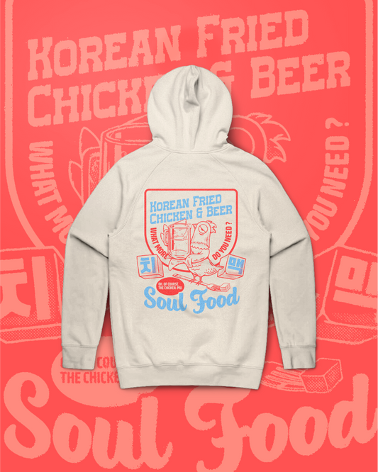 [SOUL FOOD] KOREAN FRIED CHICKEN & BEER  HOODIE