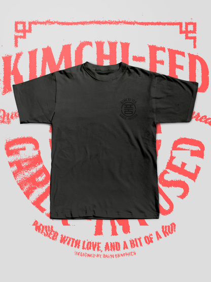 KIMCHI-FED, GARLIC-INFUSED T-SHIRT