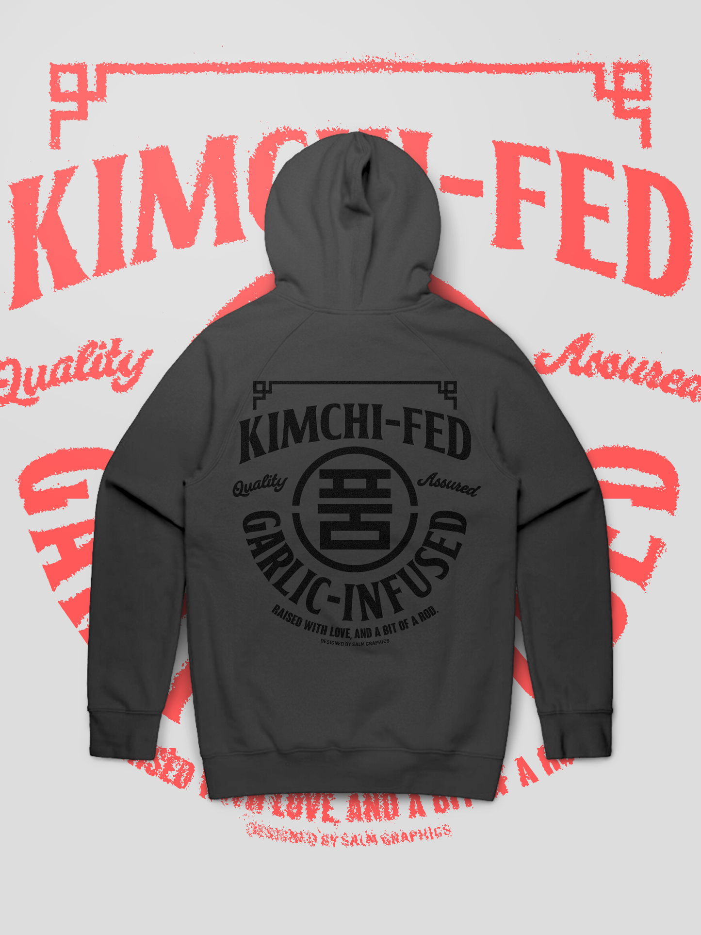 KIMCHI-FED, GARLIC-INFUSED HOODIE