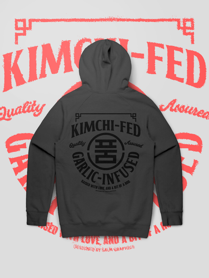 KIMCHI-FED, GARLIC-INFUSED HOODIE