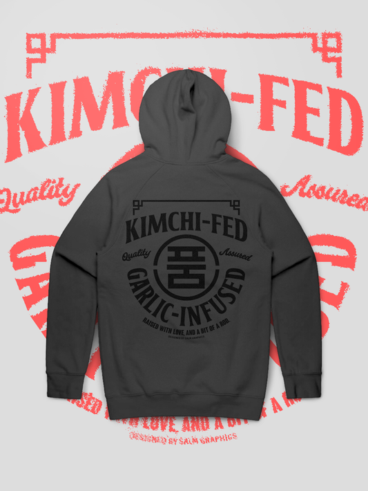 KIMCHI-FED, GARLIC-INFUSED HOODIE