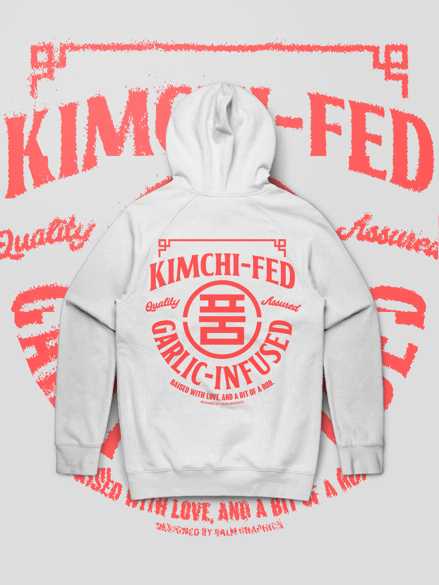 KIMCHI-FED, GARLIC-INFUSED HOODIE
