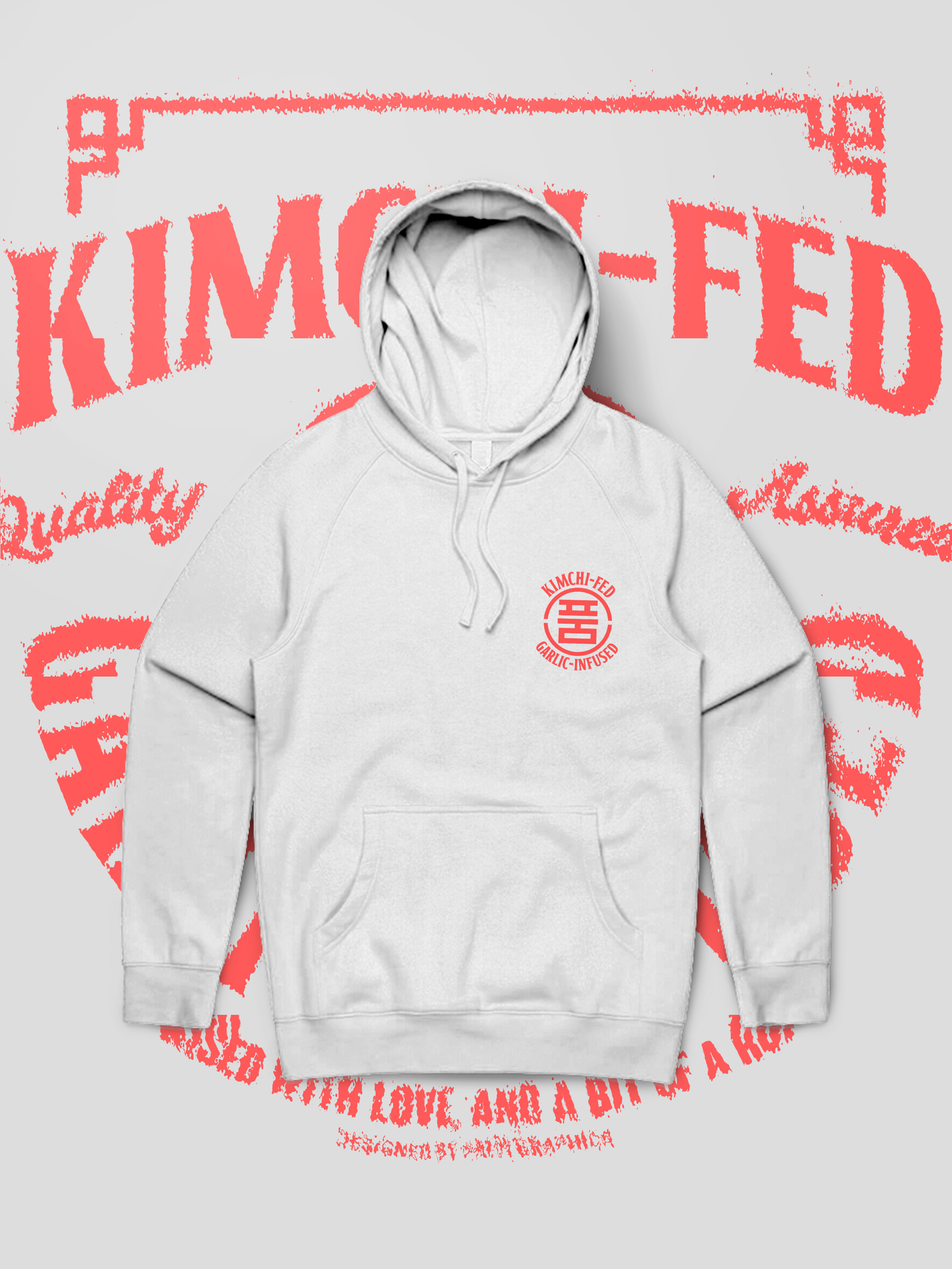 KIMCHI-FED, GARLIC-INFUSED HOODIE