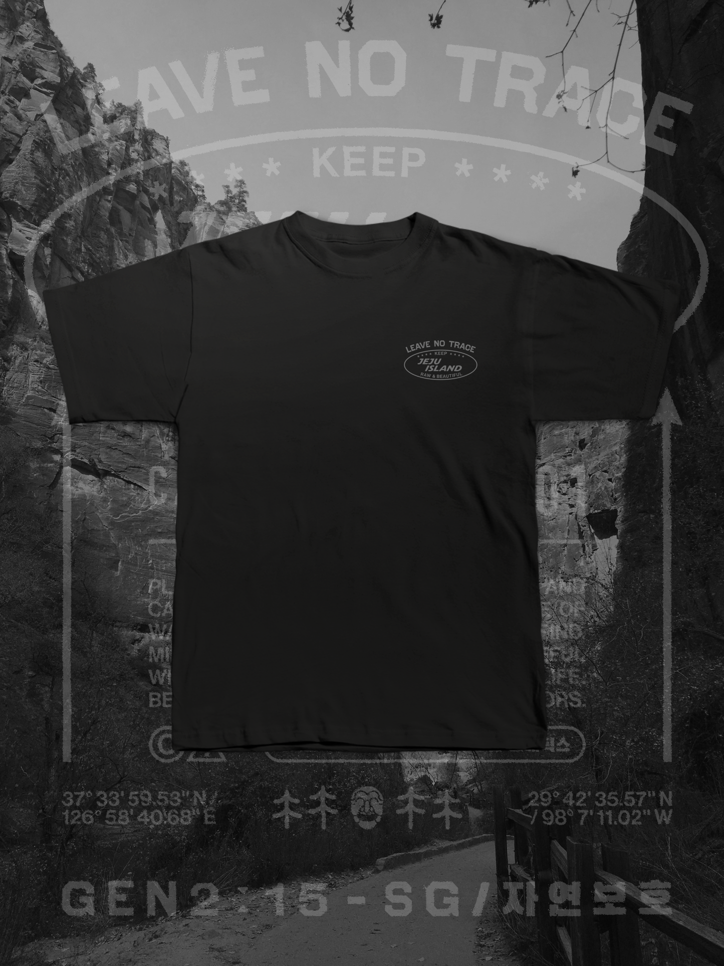 [PERSONALIZATION] LEAVE NO TRACE T-SHIRT
