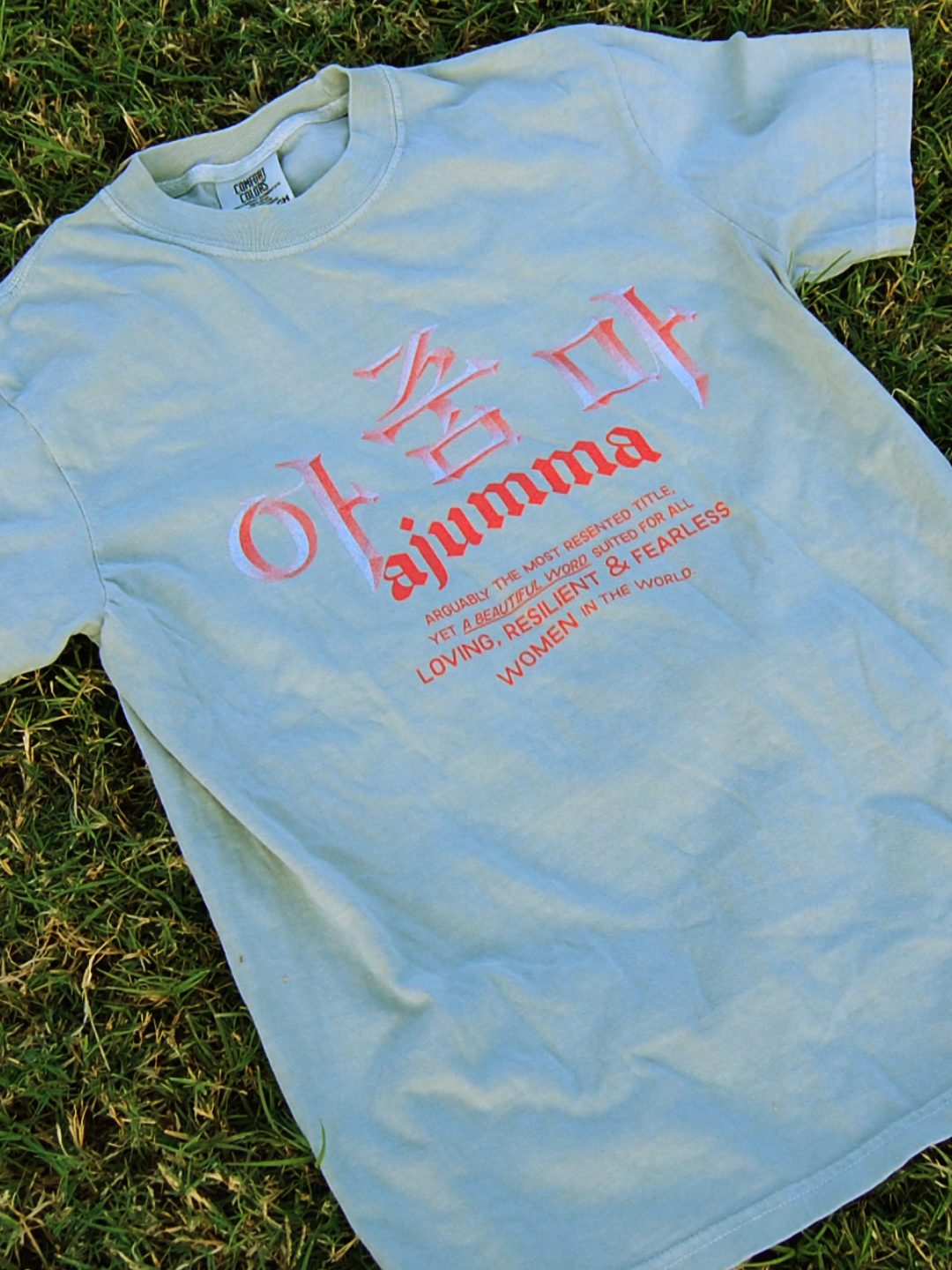 AJUMMA T-SHIRT