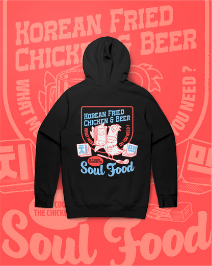 [SOUL FOOD] KOREAN FRIED CHICKEN & BEER  HOODIE