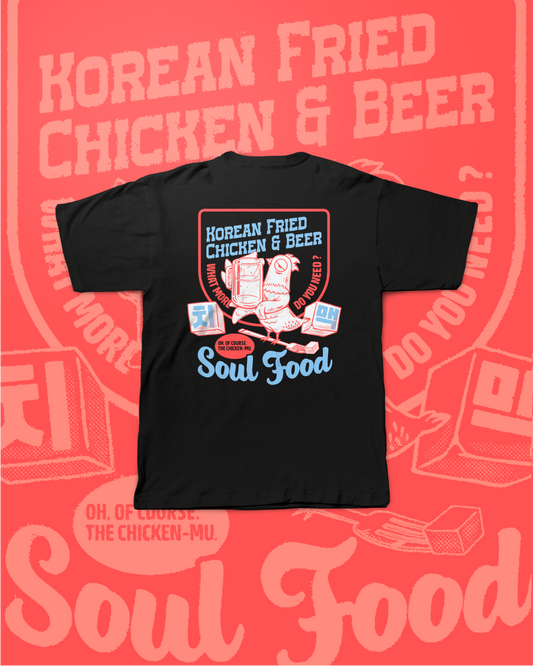 [SOUL FOOD] KOREAN FRIED CHICKEN & BEER T-SHIRT