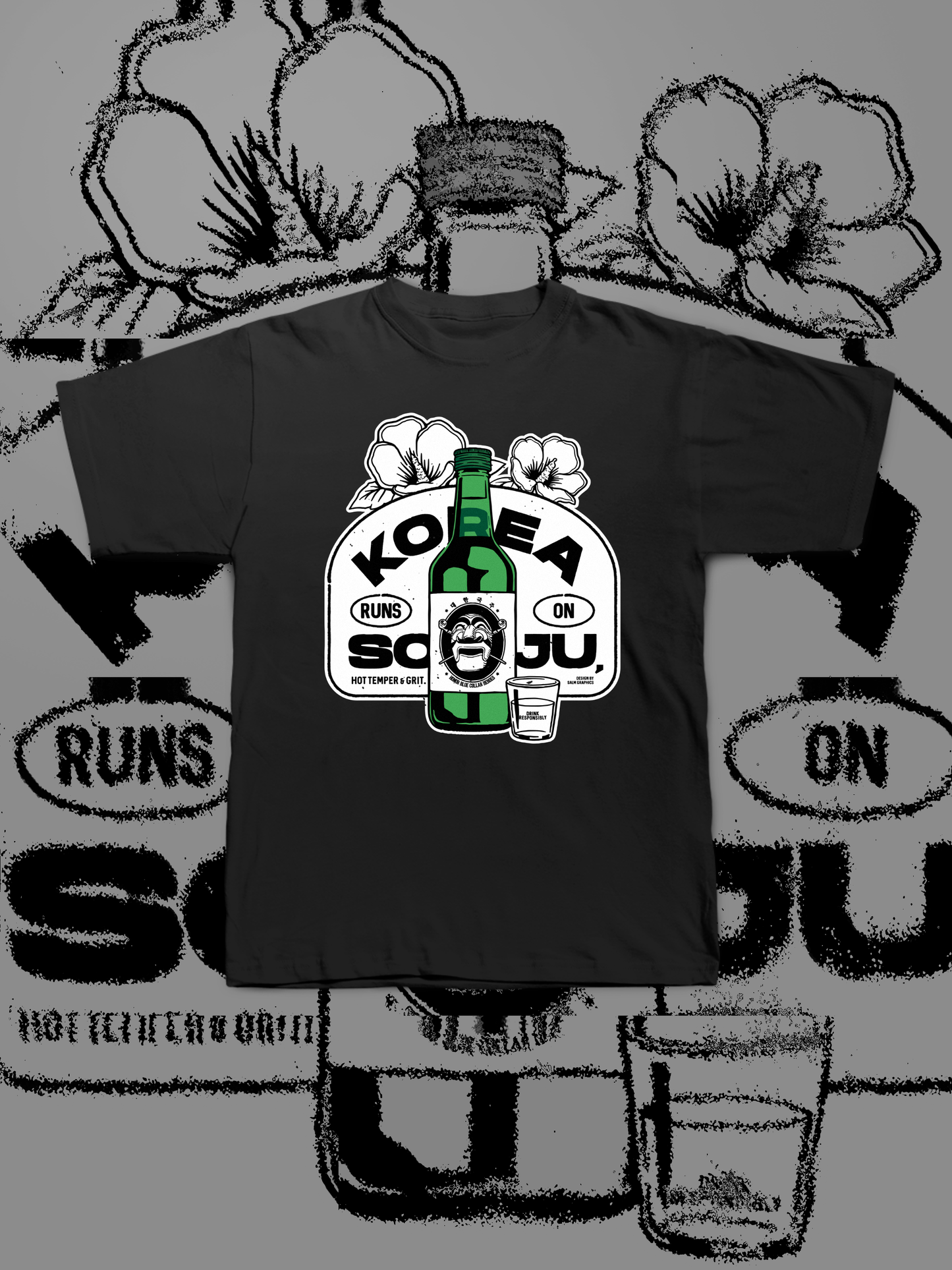 KOREA RUNS ON SOJU T-SHIRT