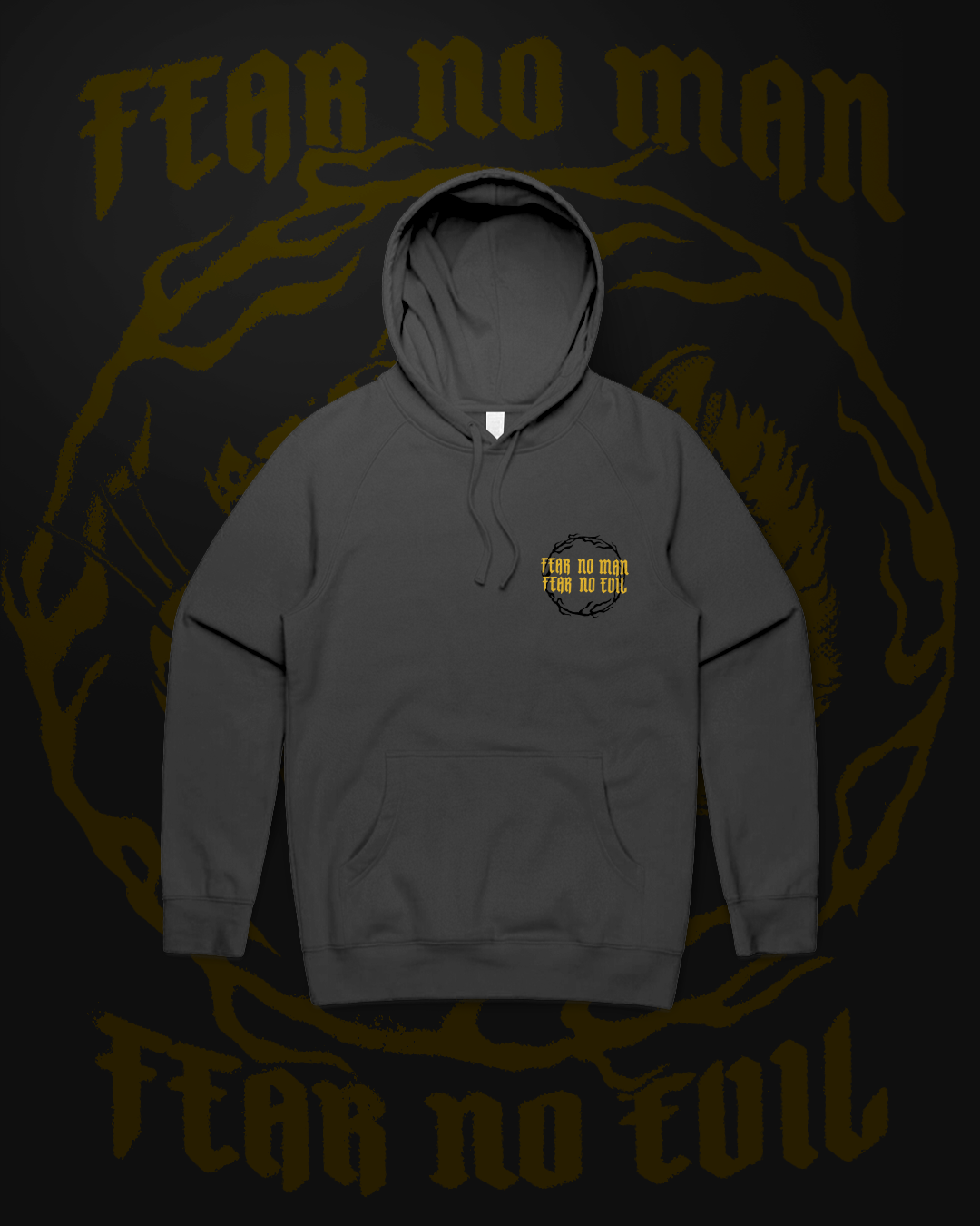 FEAR NO MAN, FEAR NO EVIL HOODIE