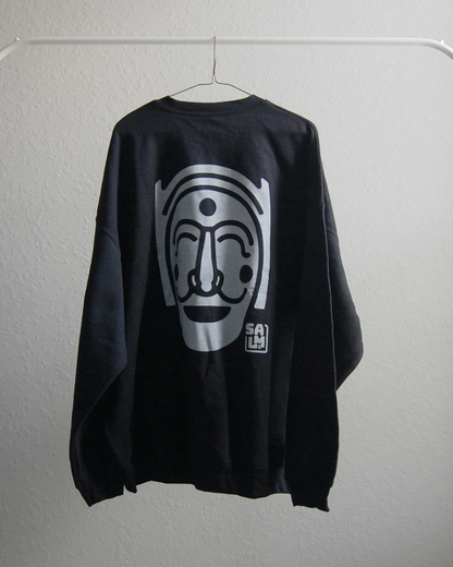 HAHOE-TAL (LADY GRAPHIC) CREWNECK_BLACK