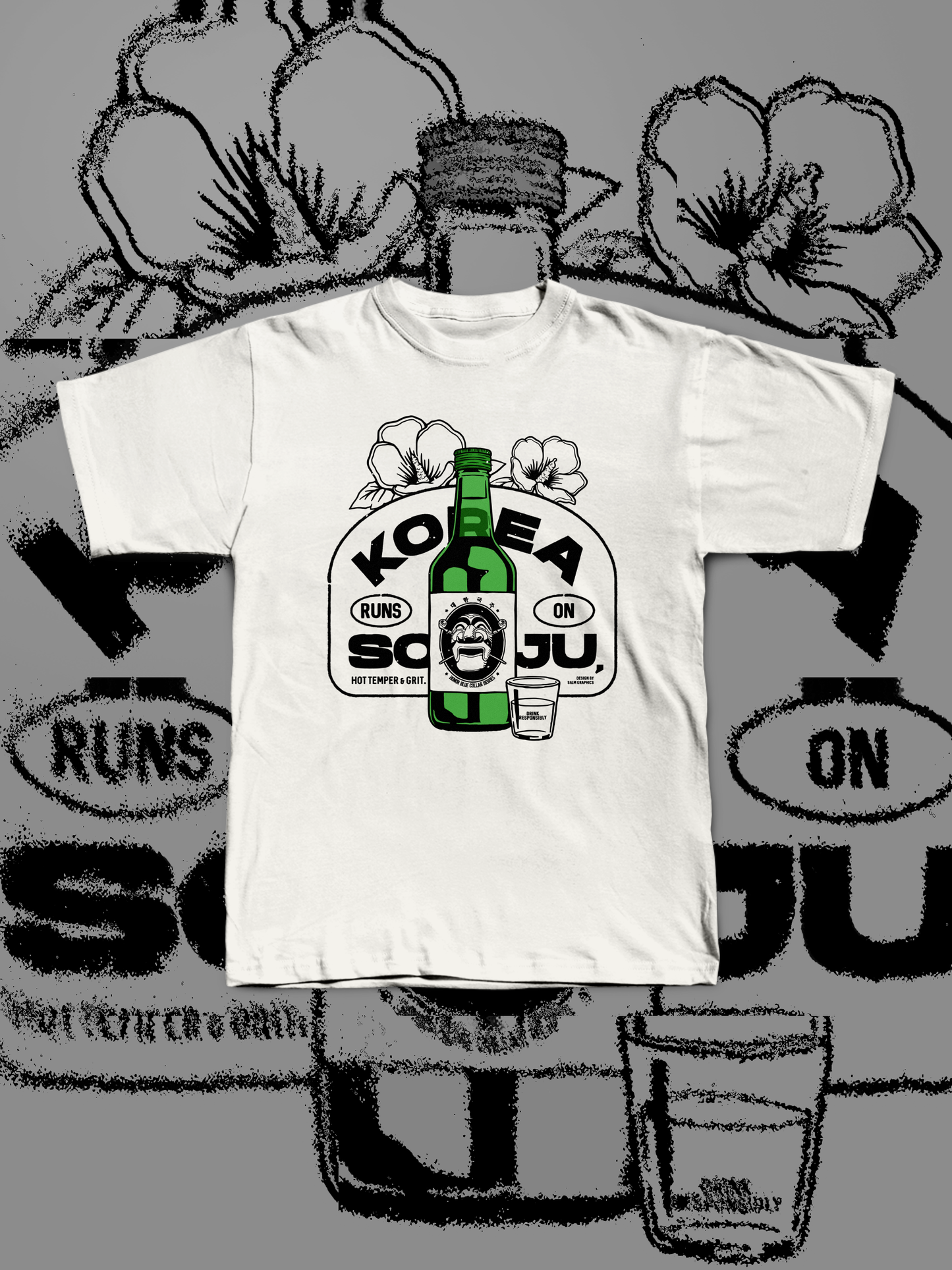 KOREA RUNS ON SOJU T-SHIRT