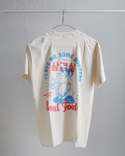 [SOUL FOOD] PORK BELLY BBQ T-SHIRT
